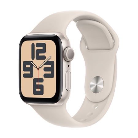 Watch Apple Watch SE2 (2023) GPS 40mm Starlight Aluminium Case with Sport Band M/L - Starlight Watch Apple Watch SE2 (2023) GPS 40mm Starlight Aluminium Case with Sport Band M/L - Starlight