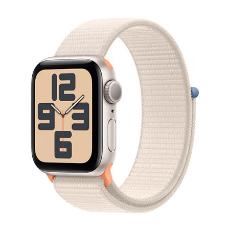 Watch Apple Watch SE2 (2023) GPS 40mm Starlight Aluminium Case with Sport Loop - Starlight Watch Apple Watch SE2 (2023) GPS 40mm Starlight Aluminium Case with Sport Loop - Starlight
